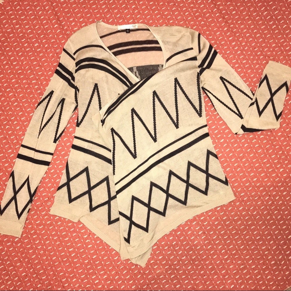 Aztec Tribal Print Cardigan